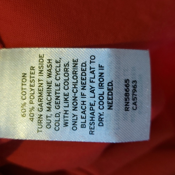 1901 By Nordstrom Christmas Holiday Graphic Print Nice-ish T-shirt Red - Picture 4 of 5